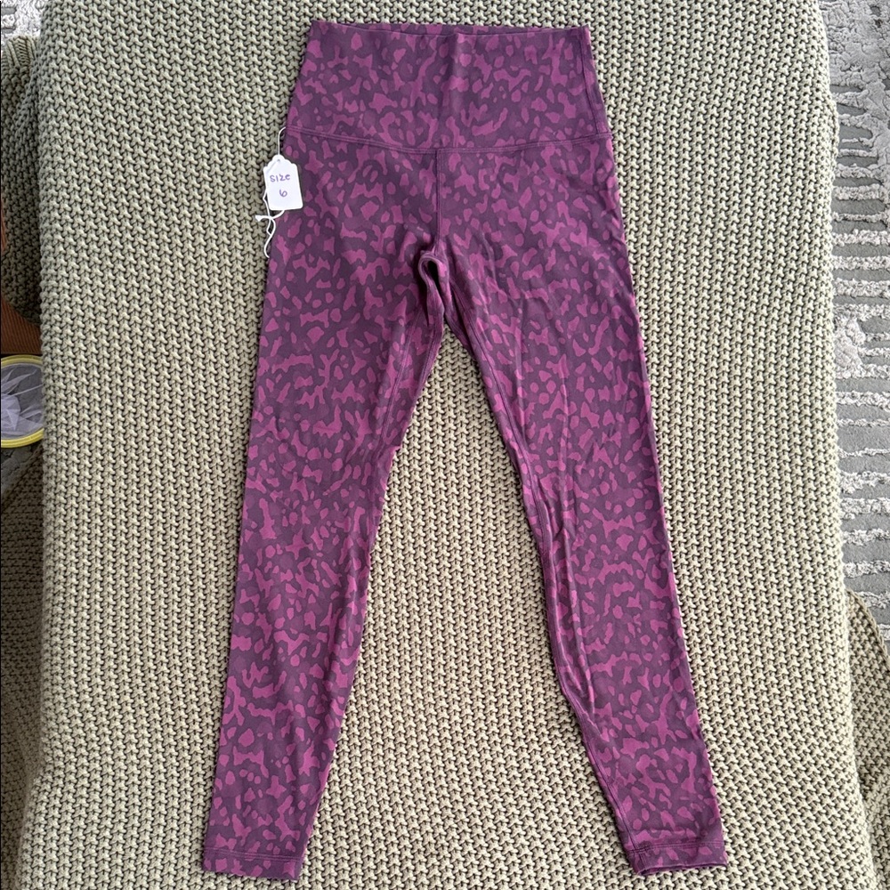 lululemon leopard align pants